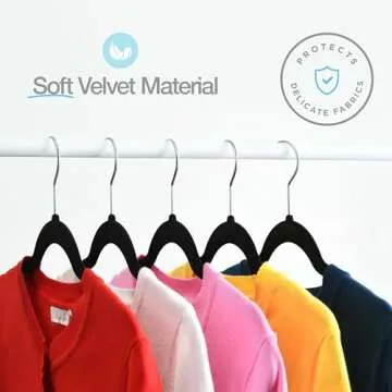 Home-it Velvet Hangers 30 Pack Non-Slip Heavy Duty Closet