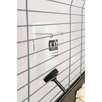 Lixit Pet Wide Mouth Water Bottle (16 oz), translucent, 8802