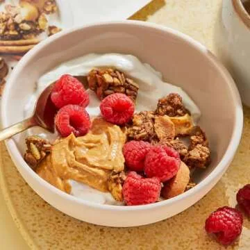 Purely Elizabeth Granola Peanut Butter Collagen Keto Granola, Made with Nuts and Seeds, Grain-Free, Gluten-Free, Non-GMO (8oz Bag)