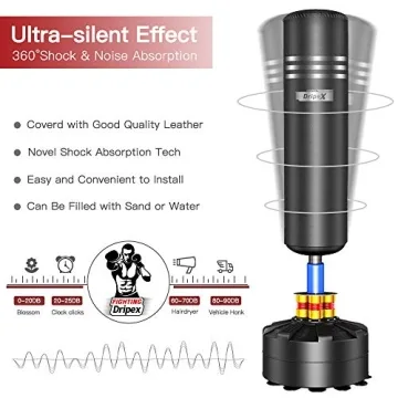 Dripex Freestanding Punching Bag 69'' - Durable Heavy Boxing Bag