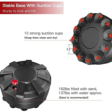 Dripex Freestanding Punching Bag 69'' - Durable Heavy Boxing Bag