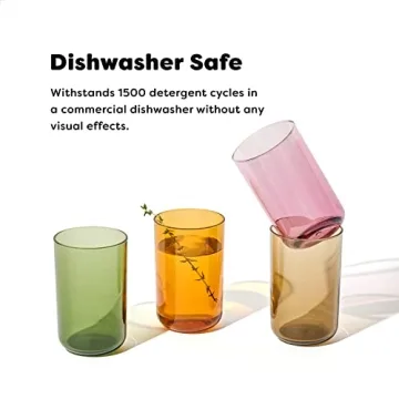 Stylish TOSSWARE RESERVE Unbreakable Tumblers Set of 4