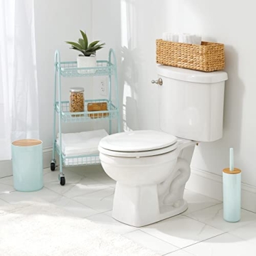 Stylish Woven Bathroom Storage Basket for Toilet Rolls