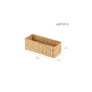 Stylish Woven Bathroom Storage Basket for Toilet Rolls