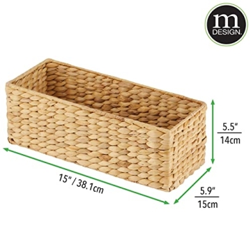 Stylish Woven Bathroom Storage Basket for Toilet Rolls