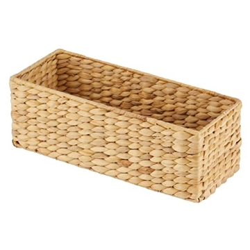 Stylish Woven Bathroom Storage Basket for Toilet Rolls