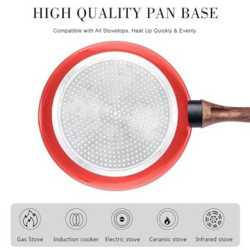 Vermonga 11" Nonstick Frying Pan for Healthy Cooking