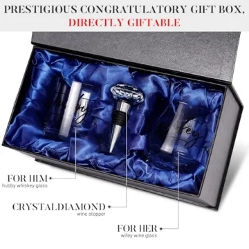 CLUSIVC Couples Gifts for Valentine's Day,【Memory Box Set】 Wedding Engagemen Gifts for Couples, Bridal Shower gifts, Cool Couple Gifts Wishes for Couples Newlywed Mr and Mrs Him and Her