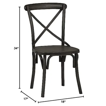 Stone & Beam Metal Dining Chairs Set of 2 Minimalist Design