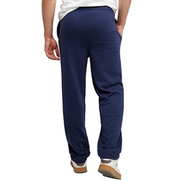 Hanes EcoSmart Open Leg Pant with Pockets in Navy