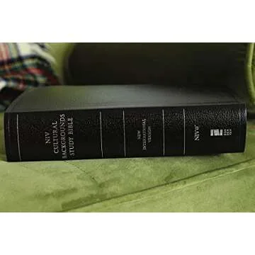 NIV, Cultural Backgrounds Study Bible (Context Changes Everything), Bonded Leather, Black, Red Letter: Bringing to Life the Ancient World of Scripture