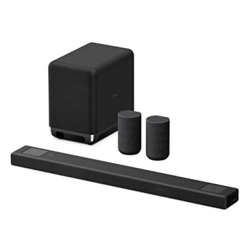 Sony HT-A5000 5.1.2ch Dolby Atmos Sound Bar Surround Sound Home Theater SA-SW5 Wireless Subwoofer SA...