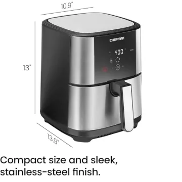 Chefman TurboFry Touch Air Fryer with Digital Control