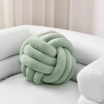 Sioloc Soft Knot Ball Pillow for Cozy Home Decor