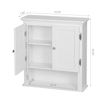 Stylish Wall Mounted Bathroom Cabinet by UTEX