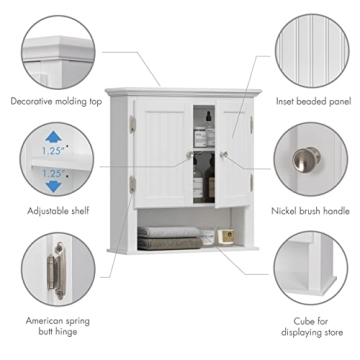 Stylish Wall Mounted Bathroom Cabinet by UTEX