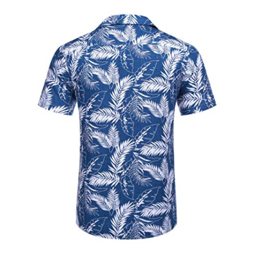 Stylish COOFANDY Hawaiian Button-Down Shirt for Summer