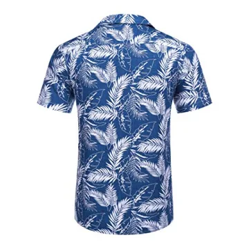 Stylish COOFANDY Hawaiian Button-Down Shirt for Summer