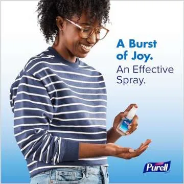 PURELL Advanced Hand Sanitizer Spray, Unscented, 2 fl oz Travel-Size Spray Bottle (Pack of 6) – 2023-04-EC