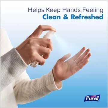 PURELL Advanced Hand Sanitizer Spray, Unscented, 2 fl oz Travel-Size Spray Bottle (Pack of 6) – 2023-04-EC