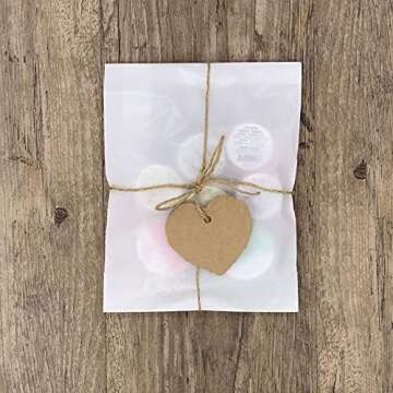 100 Flat Glassine Paper A7 Envelopes Bags 5 1/2 x 7 3/4 for 5x7 Cards, Photos, Cookie, Soap, Bakery, Treats, Gifts, Invitations, Small Business, Party Favors, Wedding, Junk Journals