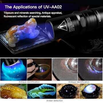 TactEagle UV Flashlight 365nm | Multi-Use Blacklight