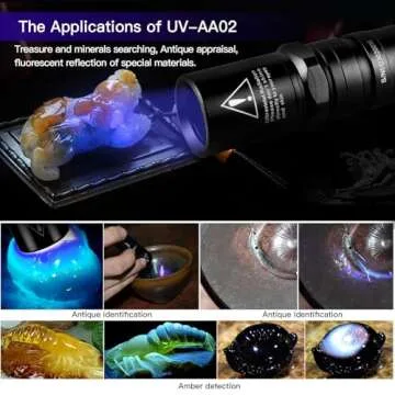 TactEagle UV Flashlight 365nm | Multi-Use Blacklight