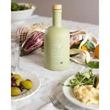 Heirloom EVOO | Little Gypsy Farms 🧿 Estate Grown Greek Extra Virgin Olive Oil | Healthiest Olive Variety | 5X Polyphenols - High Polyphenol Rich | Small Farm & Single Origin | First Cold-Pressed | NYIOOC Gold Award | Product Of Greece l 350ml