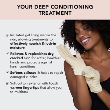 Kitsch Moisturizing Spa Gloves for Dry Hands Treatment