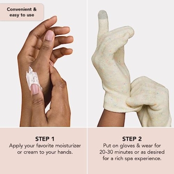 Kitsch Moisturizing Spa Gloves for Dry Hands Treatment
