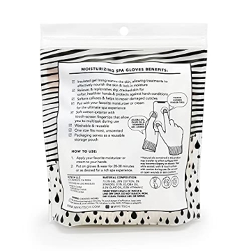 Kitsch Moisturizing Spa Gloves for Dry Hands Treatment