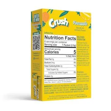 Juicy Mixes Crush Drink Mix - Sugar Free Pineapple Flavor