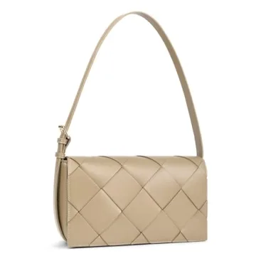 BOSTANTEN Woven Vegan Leather Hobo Bag for Women