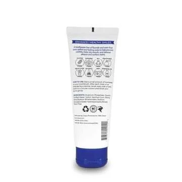 Cleure Original Natural Toothpaste - Gentle & Effective, Flavor-Free Formula for Sensitive Teeth in ...