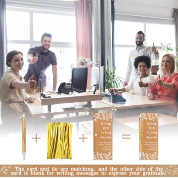 Employee Appreciation Bamboo Pen Set - 100 Sets