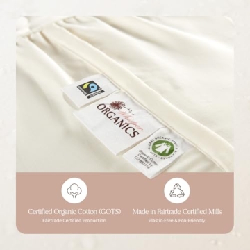 Organic Cotton Mattress Pad - Breathable & Cooling Protector