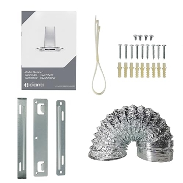 CIARRA Black Range Hood with Soft Touch Control 30"