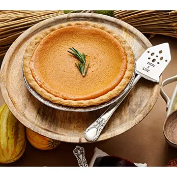 Mud Pie Circa Pumpkin Pie Dish Set with Lid and Server