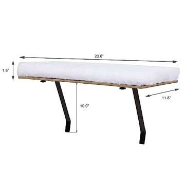 sweetgo Cat Window Perch-Mounted Shelf Bed for cat-Funny Sleep DIY Kitty Sill Window Perch- Washable Foam Cat Seat