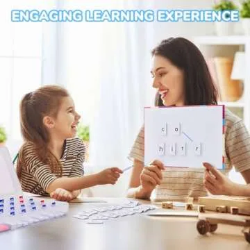 JoyCat Classroom Magnetic Letter Tiles Set for Phonics