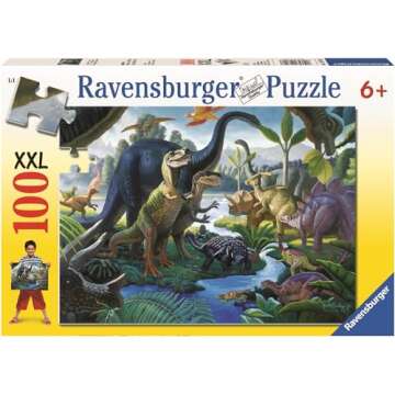 Ravensburger Land of The Giants | 100-Piece Jigsaw Puzzle for Kids | Unique and Durable Pieces | Foster Creativity and Concentration | FSC Certified