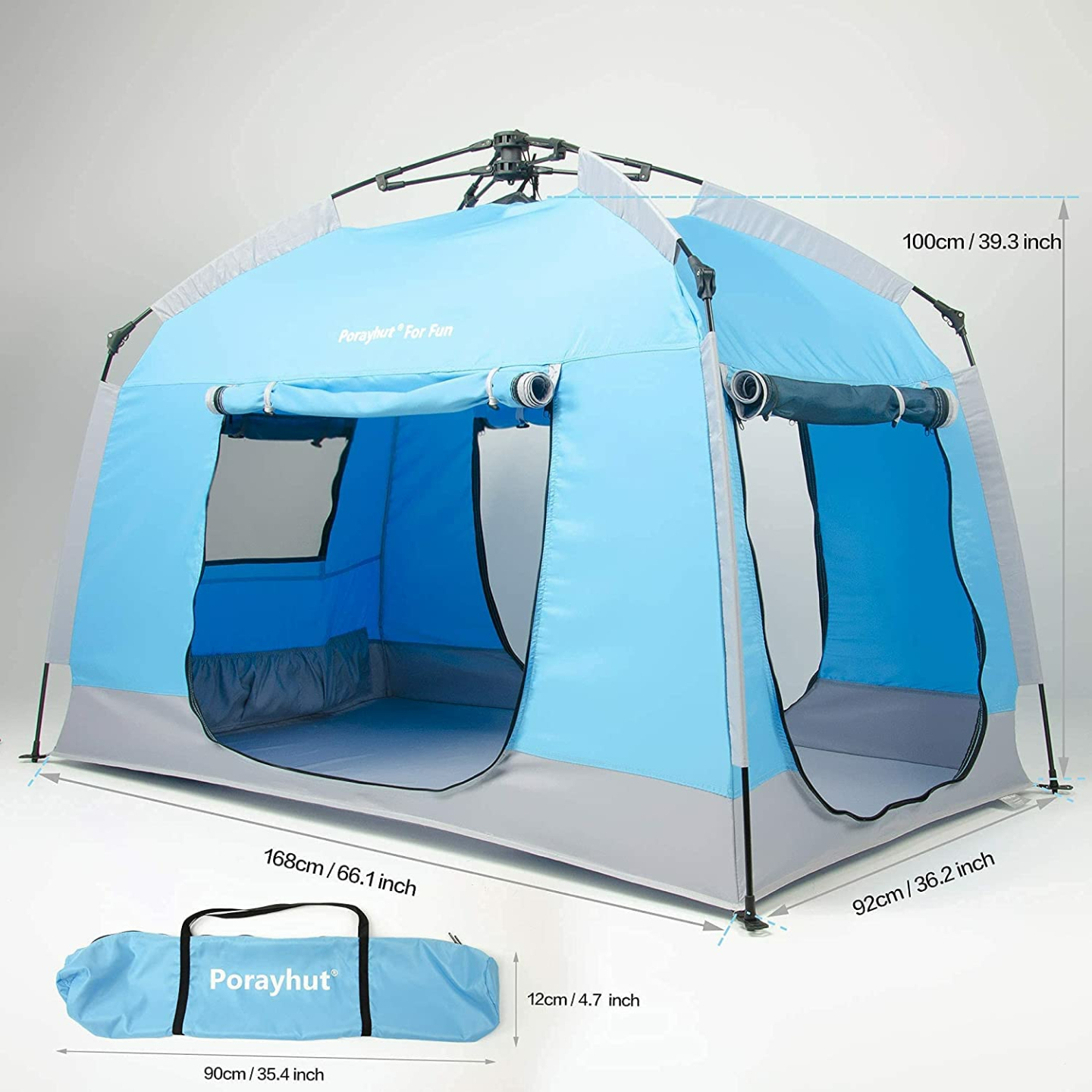 Portable Kids Play Tent with Carry Bag and Night Light