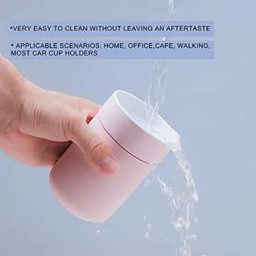 Ceramic Coffee Mug, Reusable Insulated Coffee Cups with Lids Cute Travel Mugs Protective Silicone Sleeve, 10 Ounces, To Go Mug for Coffee Tea Portable Office or Home Cups Dishwasher Safe (blue)