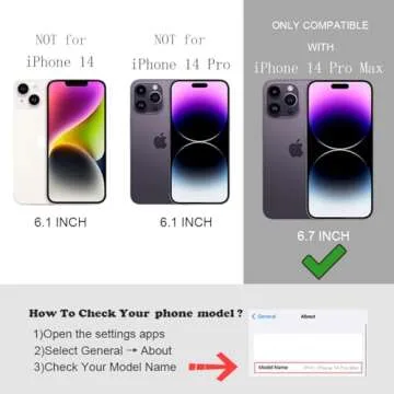 UEEBAI Ripple Case for iPhone 14 Pro Max, Cute Silver Cover Wave Shape for iPhone Case Pretty Aesthetic 3D Phone Cover, Water Ripple Shell 3D Chrome Design for Women and Girl, Pearl White