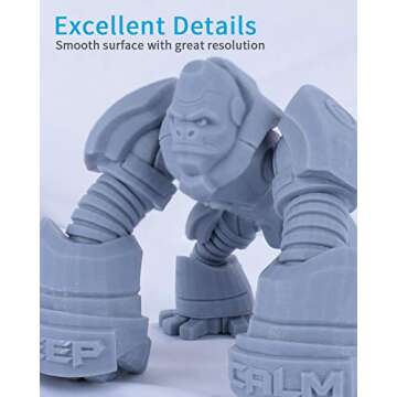 ELEGOO Water Washable 3D Printer Resin for Easy Cleanup