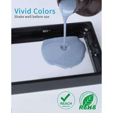 ELEGOO Water Washable 3D Printer Resin for Easy Cleanup