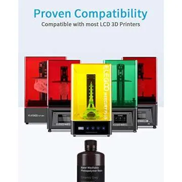 ELEGOO Water Washable 3D Printer Resin for Easy Cleanup