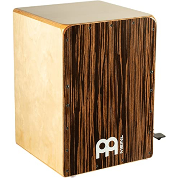 Meinl Percussion Ebony Bass Cajon with Innovative Snare Pedal for Versatile Sound
