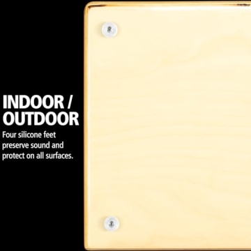 Meinl Ebony Bass Cajon with Snare Pedal for All Musicians