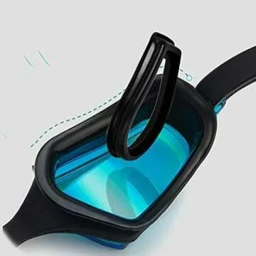 ZQYYUNDING Swim Goggles - Anti Fog & No Leak Protection